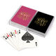 Interlocking Script Double Deck Playing Cards Image 2 of 2